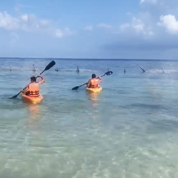 Kayak en Grand Costa Maya 
