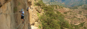 Vía Ferrata en Chihuahua