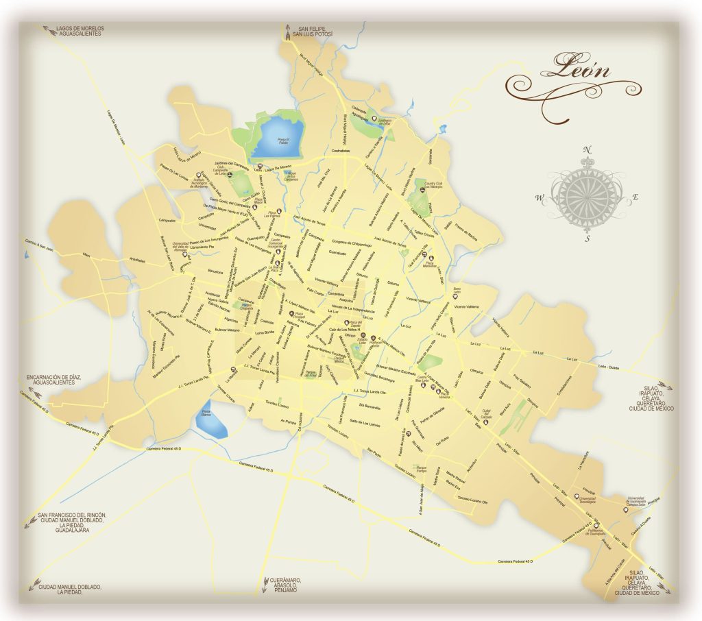 Mapas de León - Destinos México