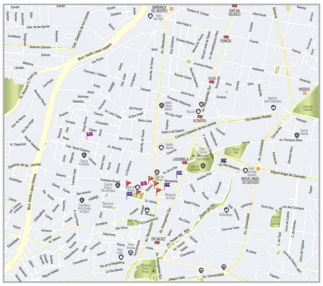 Mapas de la CDMX - Destinos México